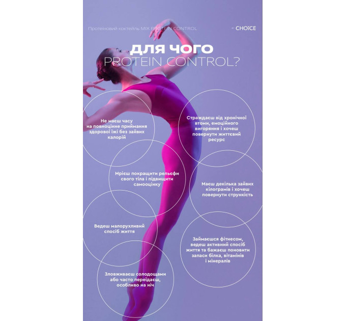 Набор для похудения от Choice «Slim + Control» — замена завтрака и ужина на 15 дней