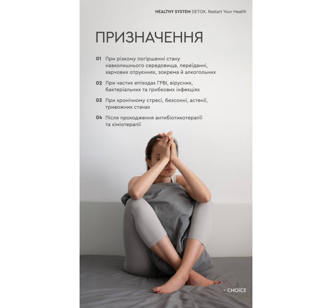 Express Detox Box від Choice — набір для швидкої детоксикації та відновлення енергії “Restart Your Health”